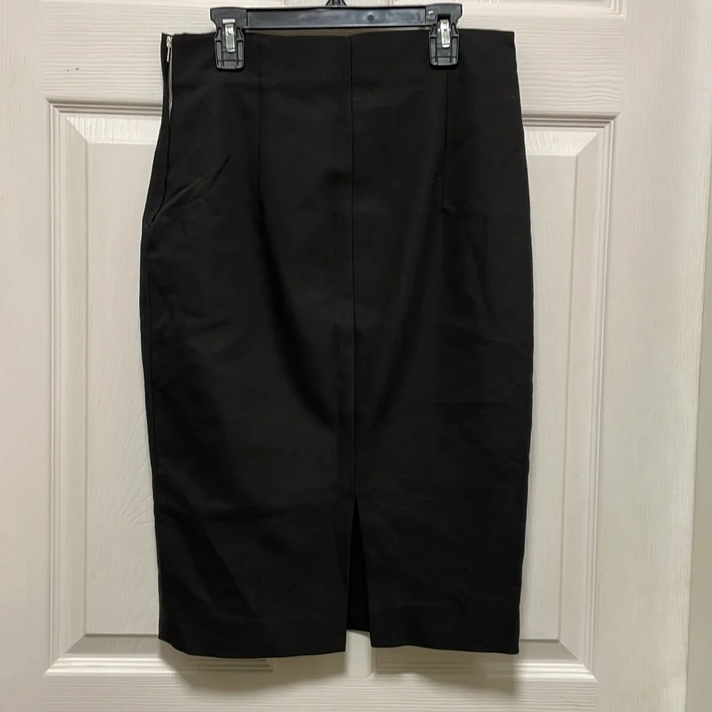 ZARA Woman | Basic | Pencil | Black Skirt | Side Zipper | Size S - Picture 4 of 15